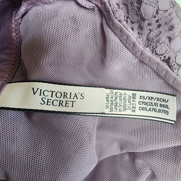 Victoria's Secret Purple Lace High Neck Bralette (XS) - Picture 5 of 5
